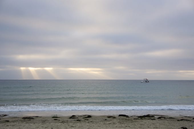 Late afternoon on La Jolla Shores