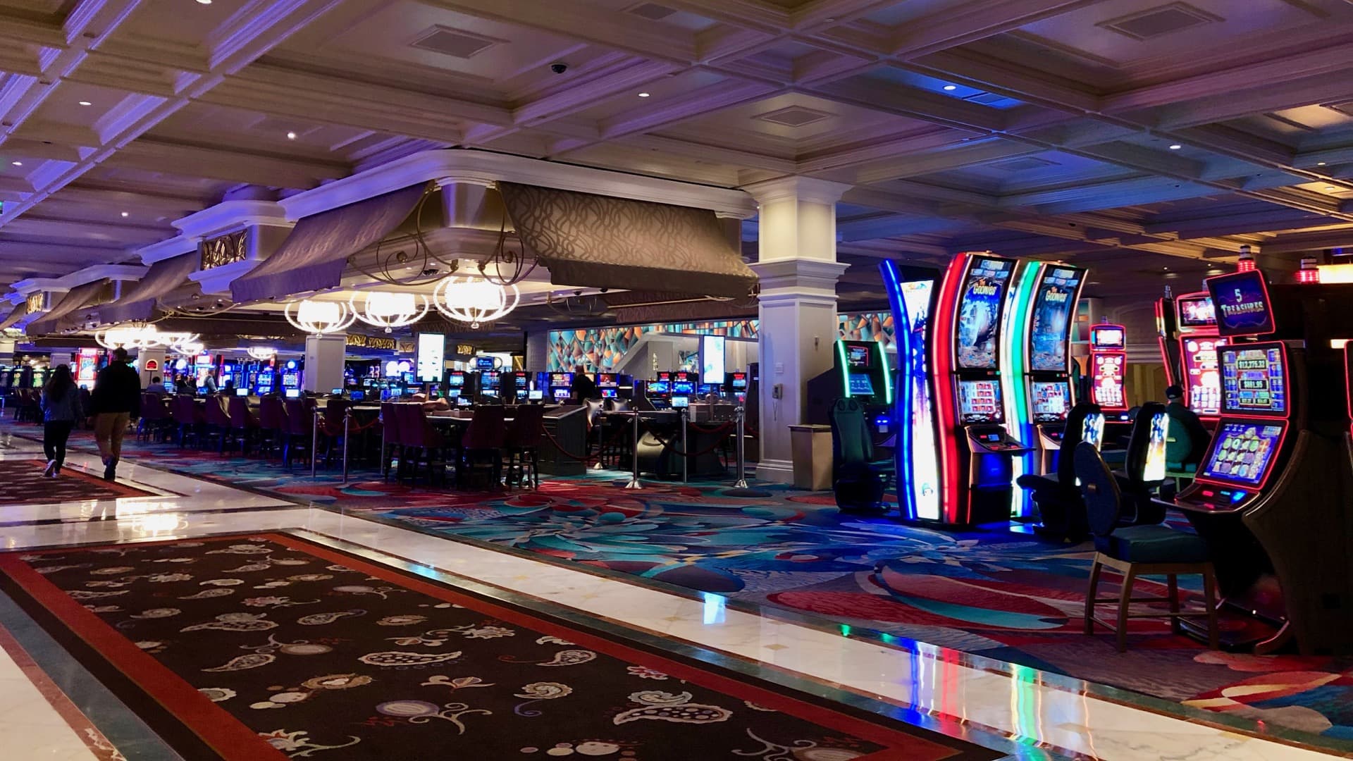Inside a Las Vegas casino