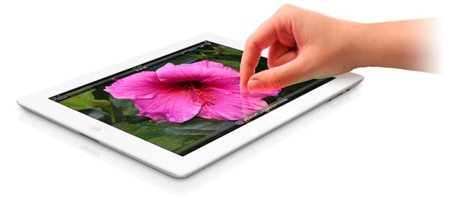Promo pic of the new iPad